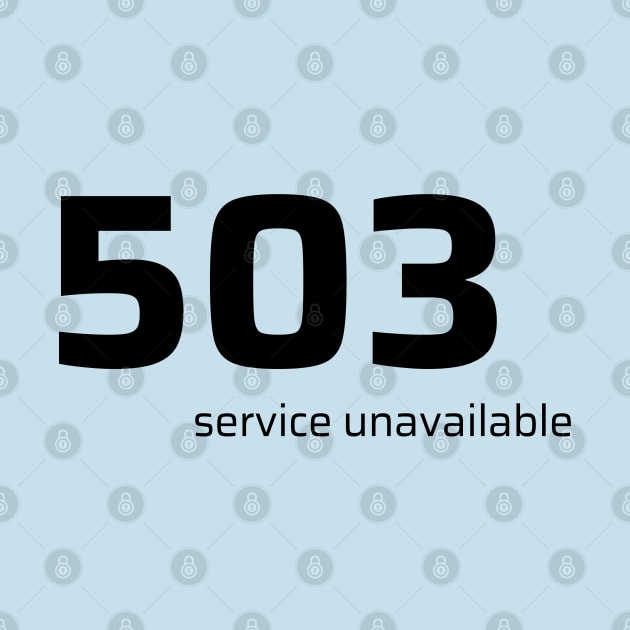 503 Service Unavailable by CyberChobi