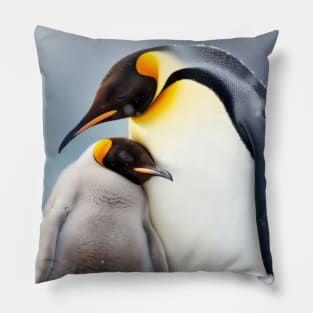 Penguin Animal Bird Beauty Freedom Wilderness Enchanting Pillow