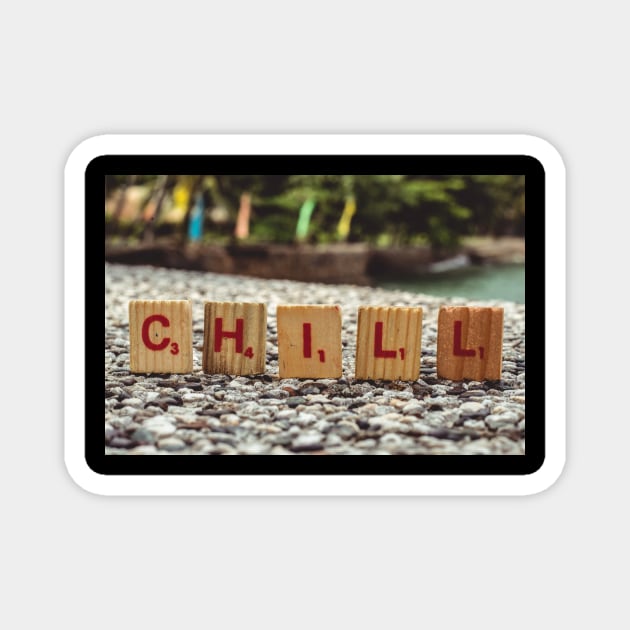 Chill photo shoot design for t-shirts Magnet by Best designing 