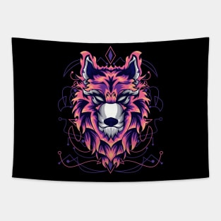 wolf classic front Tapestry