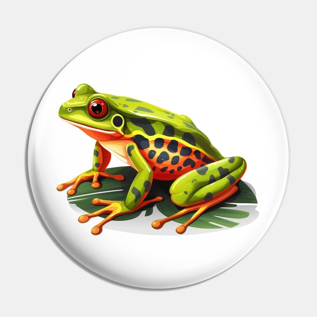 Red Eyed Tree Frog Pin by zooleisurelife