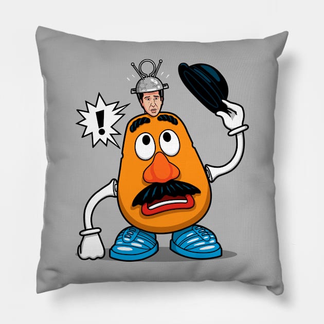 Mr. Spudnik! Pillow by Raffiti