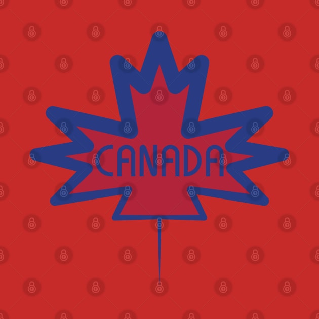 Maple Leaf - Retro (Canada) by Kat C.