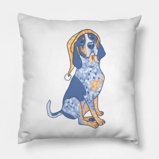 Cozy Bluetick Coonhound Pillow