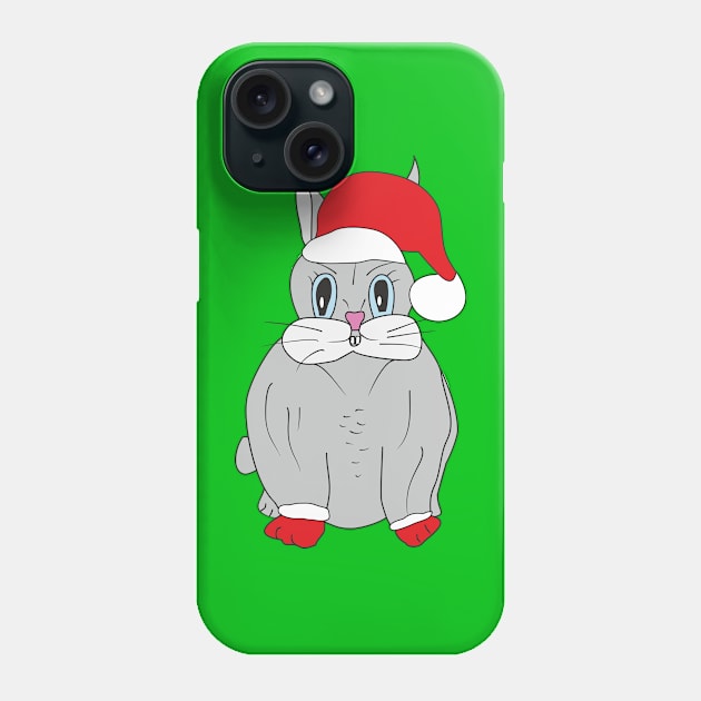 Christmas Bunny Phone Case by Alekvik