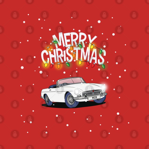 MGB British Car Christmas Sweater by Webazoot