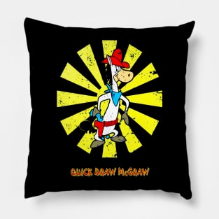 Quick Draw McGRAW : Cartoon Cowboy Print Pillow