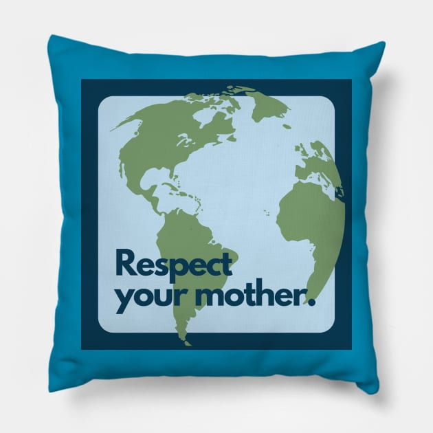 Mother Earth Pillow by Clue Sky
