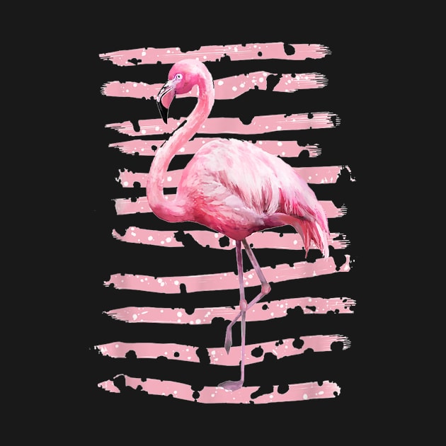 Flamingo and Tropical Summer Geometric Design by Ortizhw