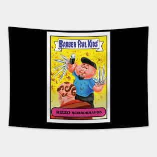 Barber Pail Kids Scissorhands Tapestry