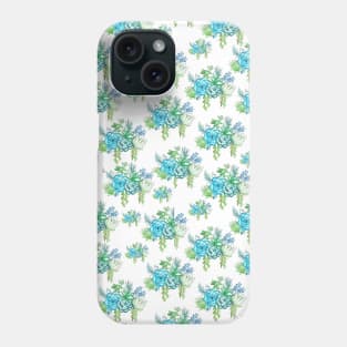 Watercolor Succulent Repeating Design Phone Case