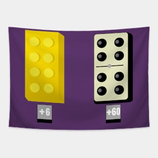 lego and domino Tapestry