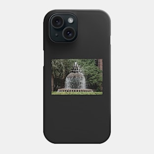 Pineapple Fountain in Charleston Phone Case