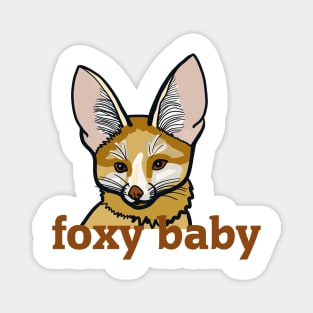 foxy baby, desert fox Magnet