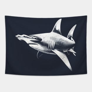 Majestic Shark Encounter: Sea Life Lover's Tee Tapestry