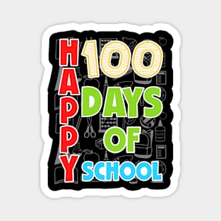 100th Day of School Teachers Kids Child Happy 100 Days Magnet