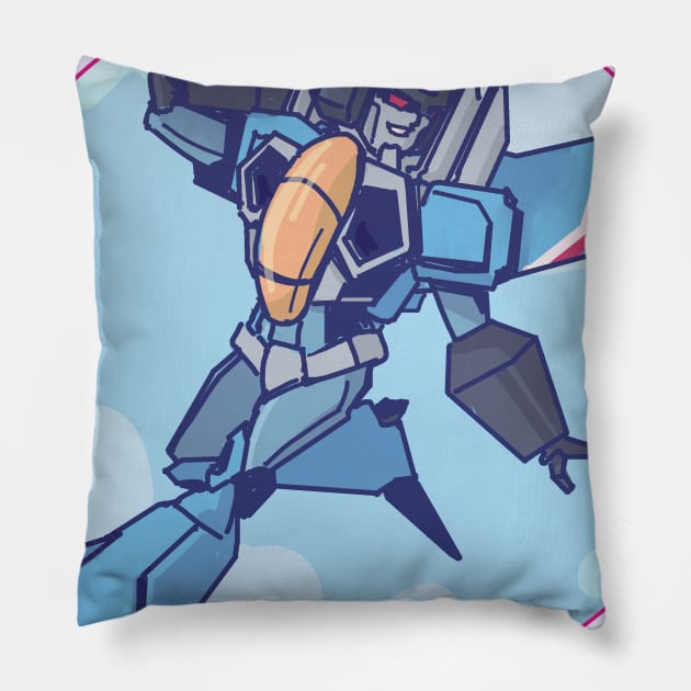 tc pinup Pillow by inkpocket