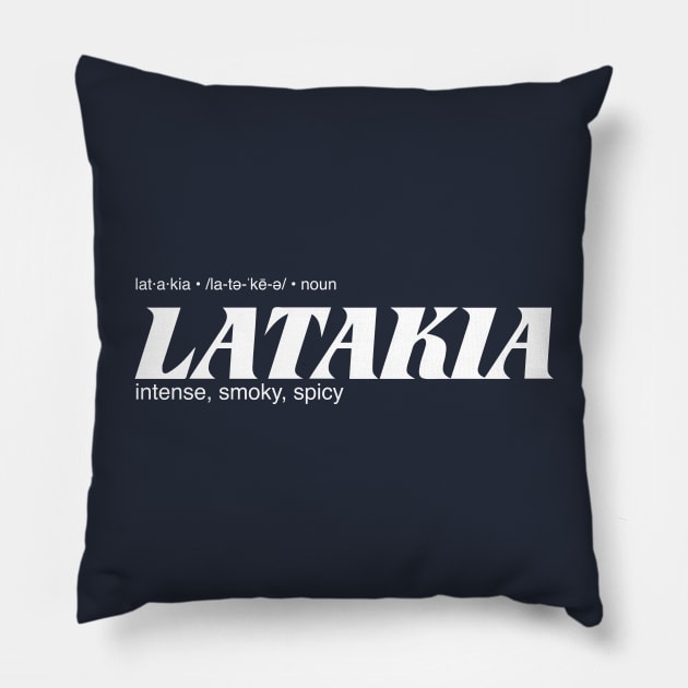 Latakia Pipe Tobacco Pillow by Eugene and Jonnie Tee's