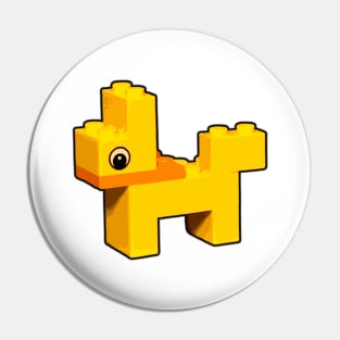 Brick Animals: Dog Pin