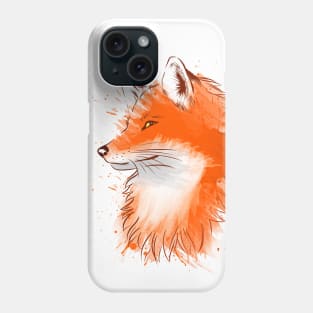 Water Color Fox Phone Case