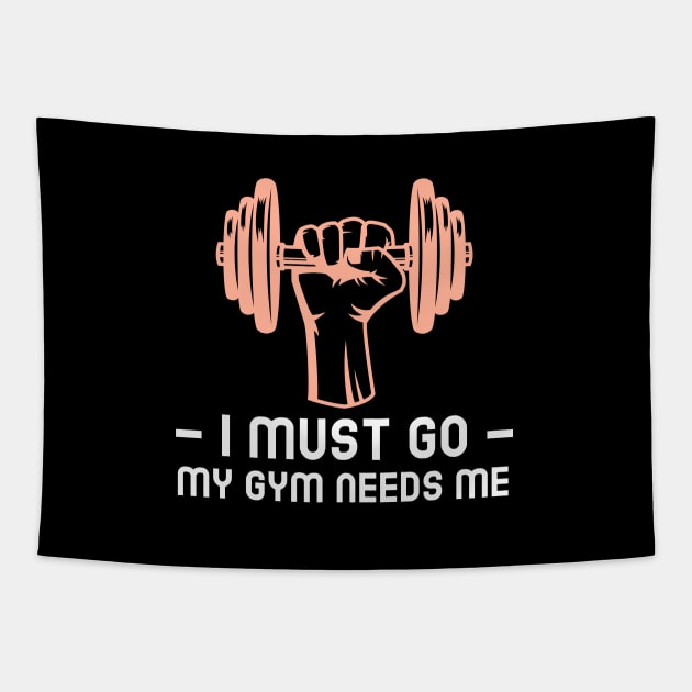 Funny gym gift Tapestry by Motivation King