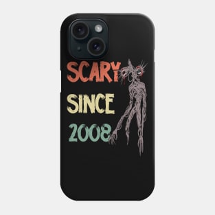 Scary since 2008 siren head Phone Case