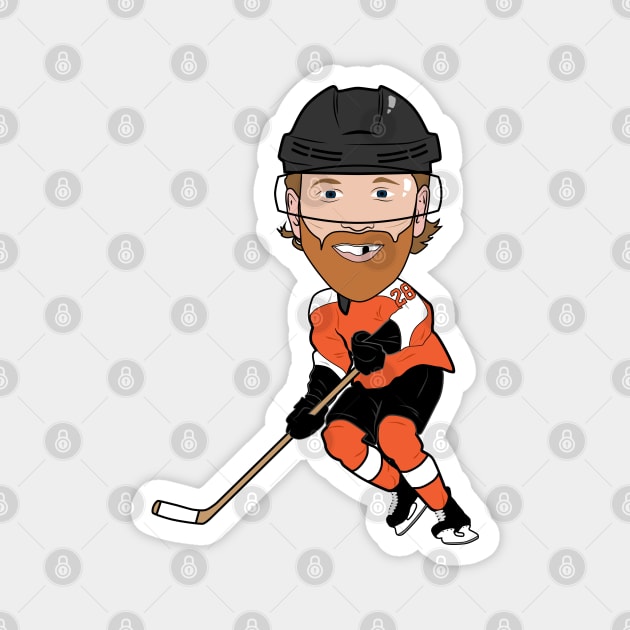 Claude Giroux Caricature Magnet by dopelope