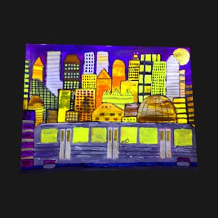 City Grooves Painting T-Shirt