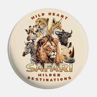 Safari Adventure: Wild Heart, Wilder Destinations Pin