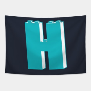 THE LETTER H, by Customize My Minifig Tapestry