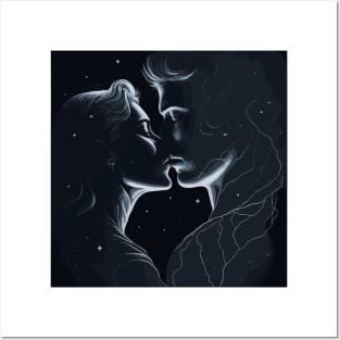 Man kissing woman, Anime Drawing Manga Black and white Kiss, manga, love,  white, child png