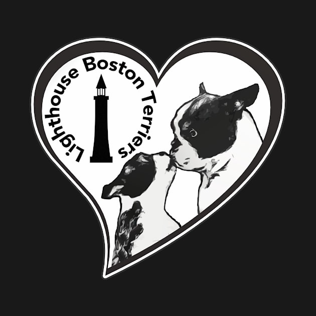 Lighthouse Boston Terriers, Black Designs by cannibaljp