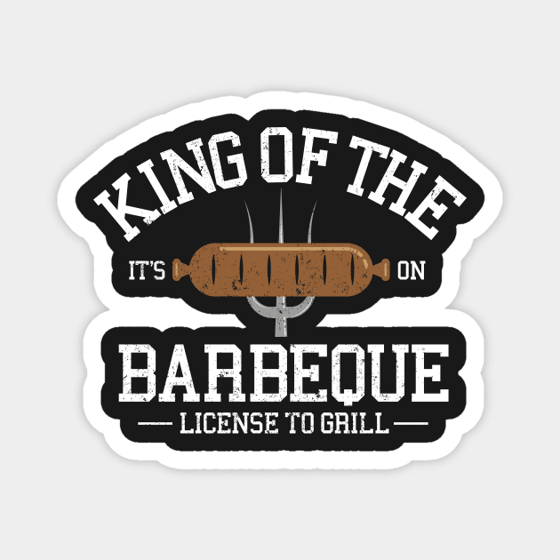 King of the Barbeque Magnet by Bubsart78