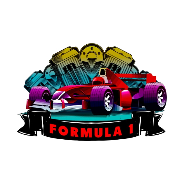 FORMULA 1 by theanomalius_merch