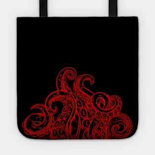 Monstruous Tentacles - Red Tote