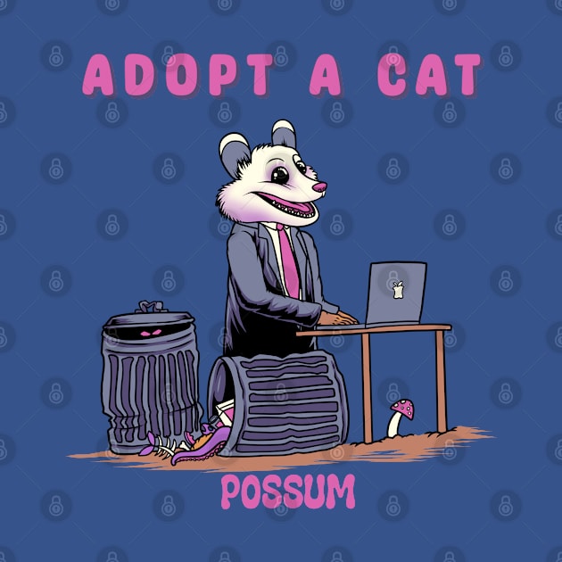 Adopt A Cat - Possum by margueritesauvages