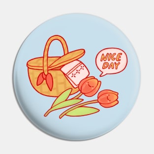 Nice Day Picnic Pin