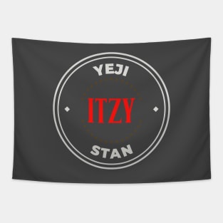 Itzy Hwang Yeji stan logo Tapestry