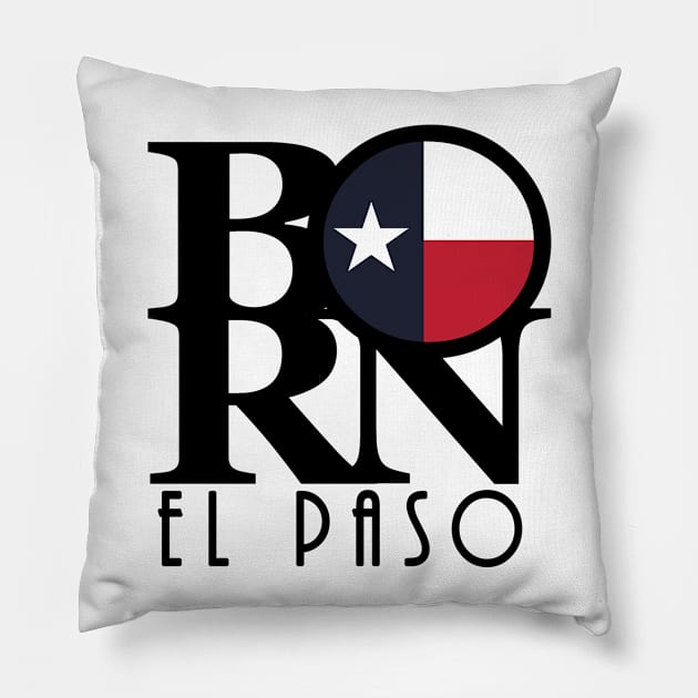 BORN El Paso Pillow by HometownTexas