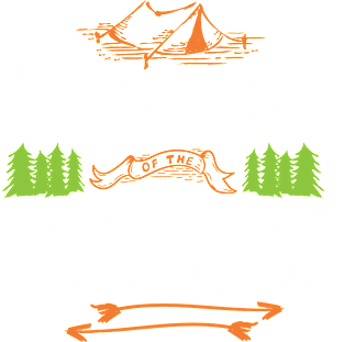 'Queen Of The Camper' Cool Camping Mountain Magnet