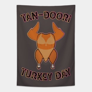 Happy Thanksgiving - Tandoori Turkey day Tapestry