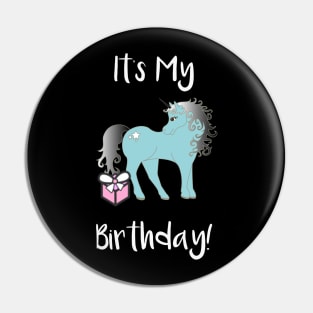 It's My Birthday Unicorn Pin