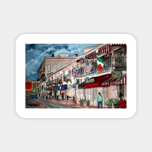 Savannah River Street painting Magnet