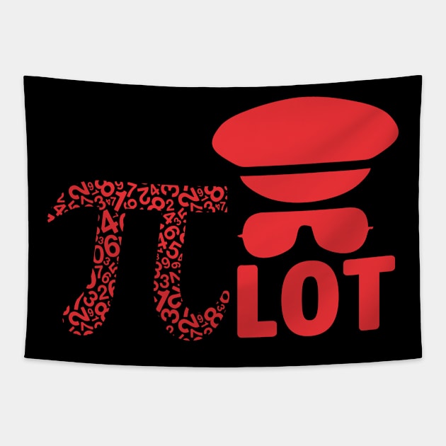 PI Day PIlot Tapestry by A Zee Marketing