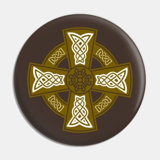 Celtic High Cross Decorative Knotwork 7 Pin