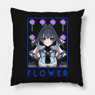 Ouro Kronii Flower Hololive English Council Pillow