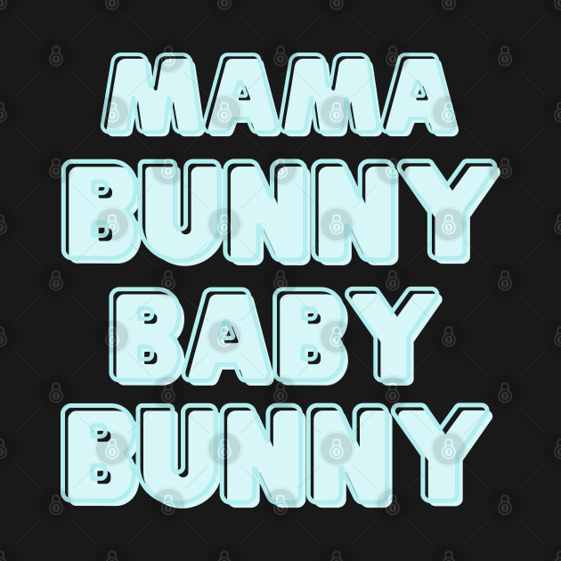 Mama bunny baby bunny, gift idea, mom by oneduystore