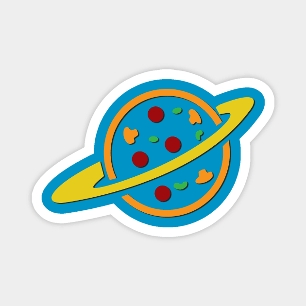 Pizza Planet Magnet by PurplePenguin