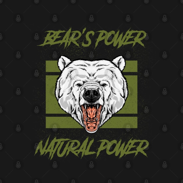 Wild bear natural habitat by Storeology