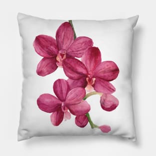 Pink Orchid Pillow